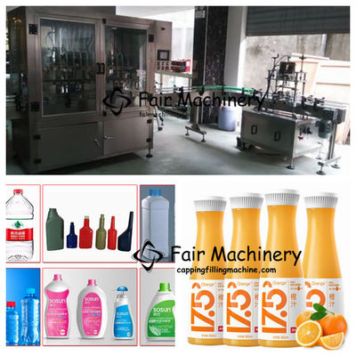 30B/Min Juice Bottle Sealing Machine , 1000ml 550KG Milk Bottle Sealing Machine