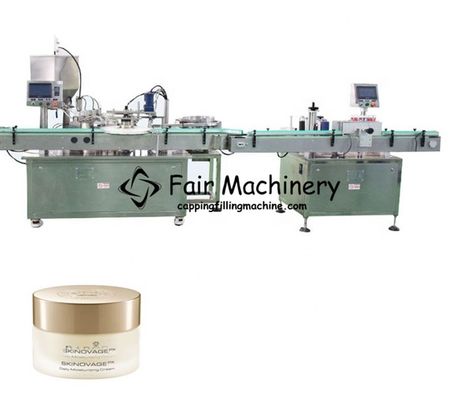 50Hz 20B/Min Screw Capping Machine Cosmetic Cream Filling 60mm Cap