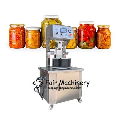 15BPM 3PH Screw Capping Machine Food Sauce Jar Filling 1.5KW