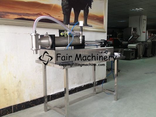 GMP 0.1m3/min Shampoo Filling Machine Horizontal For Liquid Paste 5000ml