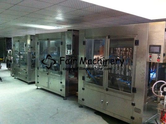 250ml 60BPM Dishwashing Liquid Filling Machine , 220V Sanitizer Filling Line