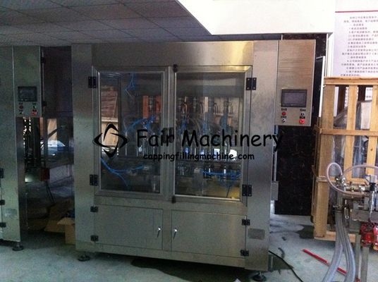 250ml 60BPM Dishwashing Liquid Filling Machine , 220V Sanitizer Filling Line