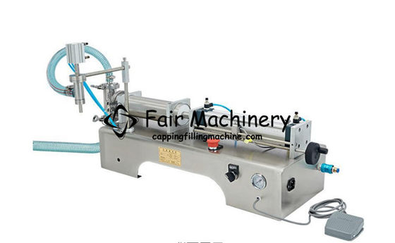 0.6mpa 35KG Laundry Detergent Filling Machine , 2000ml Coconut Oil Bottle Filling Machine