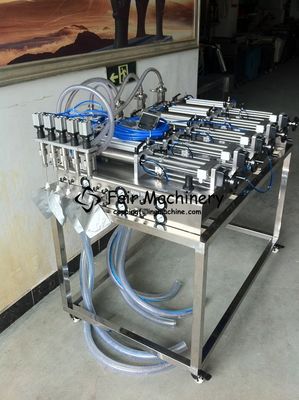 0.6mpa GMP Ketchup Filling Machine for Tomato Sauce 5 Nozzles 0.1m3/min