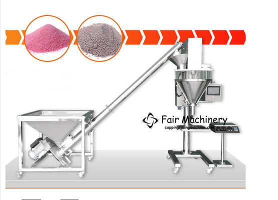 3PH PLC Auger Powder Filling Machine Semi Automatic 1.8KW