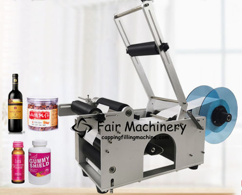 50PCS/min 50HZ Sticker Labeling Machine For PET Bottles Cans 0.75KW
