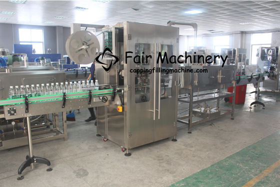 0.6mpa 150PCS/min Sticker Labeling Machine Automatic Shrink Sleeve Label 3KW
