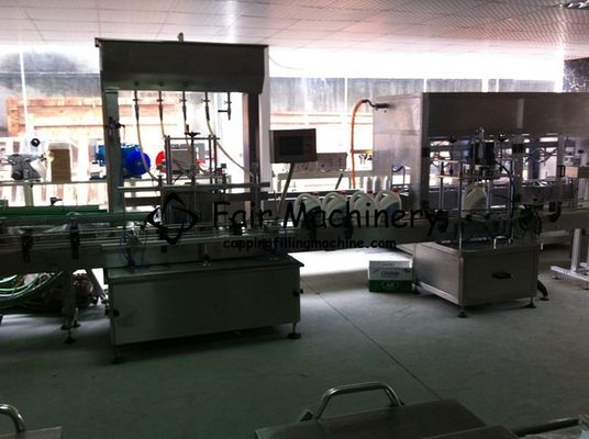 50ml 0.6mpa Capping Filling Machine PLC For Liquid Detergent