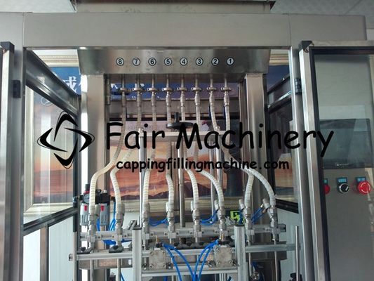 2KW SS304 Mineral Water Bottle Filling Machine , 16BPM Beer Can Filling Machine 8 Heads