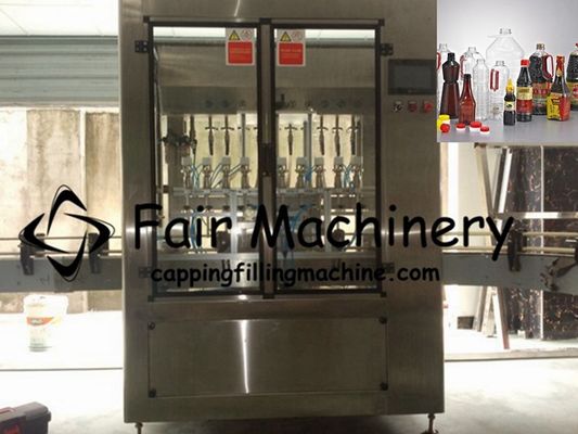60B/Min 1000ml Shampoo Filling Machine Sauce Bottle 10 Heads 60HZ