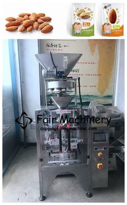 2.5Kw Coffee Bean Packing Machine , 50Bag/min PLC Almond Packing Machine