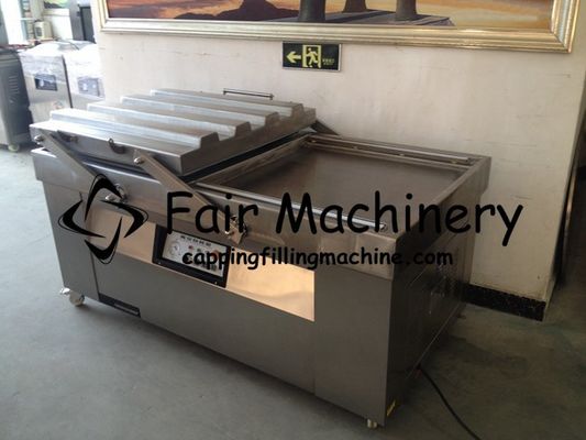 60Hz 3PH Double Chamber Vacuum Packing Machine , SGS Thermoforming Vacuum Packaging Machine