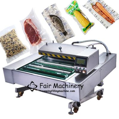 50VAC 5time/Min Industrial Vacuum Sealing Machine For Food Meat Fish 2.2KW