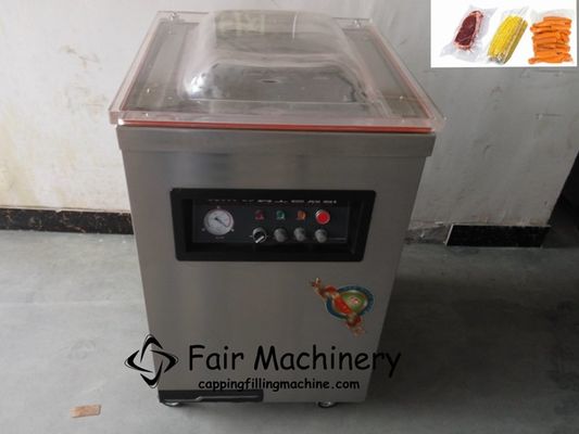 0.75KW 50Hz Single Chamber Vacuum Sealer , 20M3/H Chicken Vacuum Packing Machine