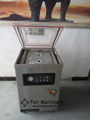 0.75KW 50Hz Single Chamber Vacuum Sealer , 20M3/H Chicken Vacuum Packing Machine