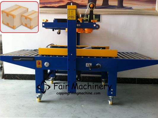 500mm Package SUS304 Carton Sealing Tape Machine Automatic Tape 0.35KW