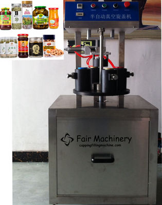 1.5KW 380V Vacuum Capping Machine , 25B/Min Twist Off Capping Machine