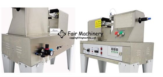 PLC 50Hz Cosmetic Tube Sealer , 4.5Kw Ultrasonic Plastic Tube Sealing Machine