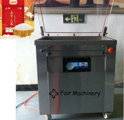 5kg 1.2KW Rice Vacuum Packaging Machine , 50VAC Single Chamber Vacuum Packing Machine