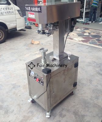 60HZ 3PH Plastic Bottle Sealing Machine , SGS 3PH Tin Can Seamer Machine