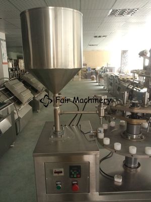 30B/Min 50ml Tube Sealing And Filling Machine , 1.7KW Cream Tube Filling Machine