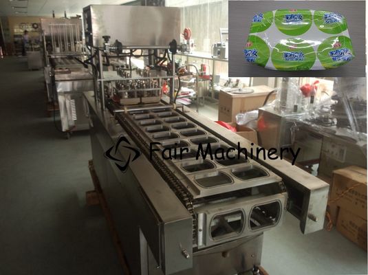 1800BPH 3.6KW Plastic Box Sealing Machine , 220VAC Industrial Filling Machine