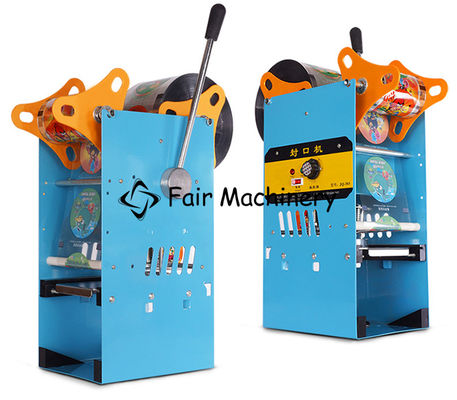 750W 500times/h Cup Filling Sealing Machine , 115mm Bubble Tea Cup Sealing Machine