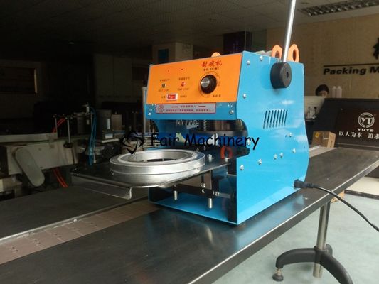 750W 3PH Bowl Packing Machine , 500times/h Plastic Bowl Sealing Machine
