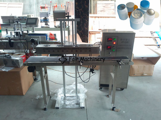 50B/Min 1.8KW Screw Capper Machine , SS316 Automatic Aluminum Foil Sealing Machine
