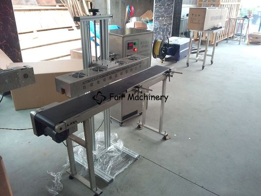 50B/Min 1.8KW Screw Capper Machine , SS316 Automatic Aluminum Foil Sealing Machine