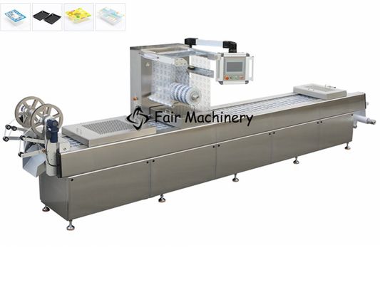 10KW 60m3/H Sausage Vacuum Packaging Machine , 0.6mpa Shrink Film Packing Machine