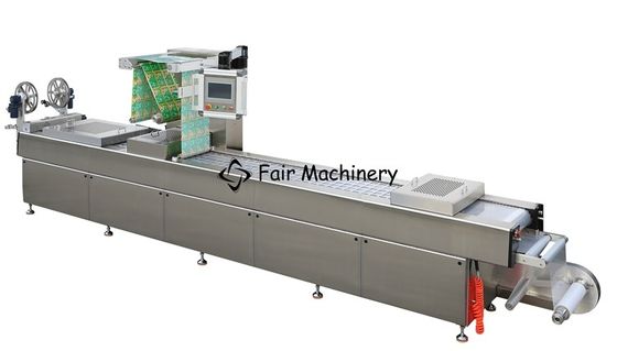 10KW 60m3/H Sausage Vacuum Packaging Machine , 0.6mpa Shrink Film Packing Machine
