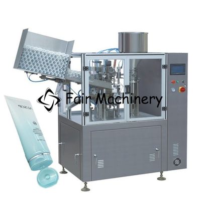 0.2CBM/min 1PH Tube Filling Sealing Machine Soft Plastic Ointment 20pcs/min