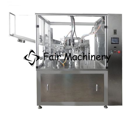 0.2CBM/min 1PH Tube Filling Sealing Machine Soft Plastic Ointment 20pcs/min