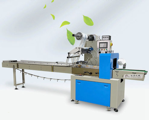3PH 30BPM Pillow Packing Machine Face Mask Auto Extruding 3.4Kw
