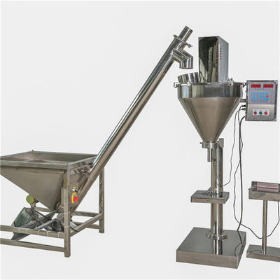 SGS Powder Auger Filler , 1.8KW 20B/Min Powder Pouch Filling Machine