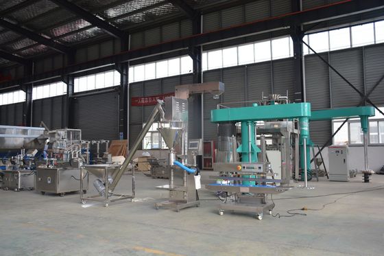 SGS Powder Auger Filler , 1.8KW 20B/Min Powder Pouch Filling Machine
