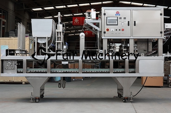 380 220  VAC 50-60Hz Milk coffee Cup Filling Sealing Machine