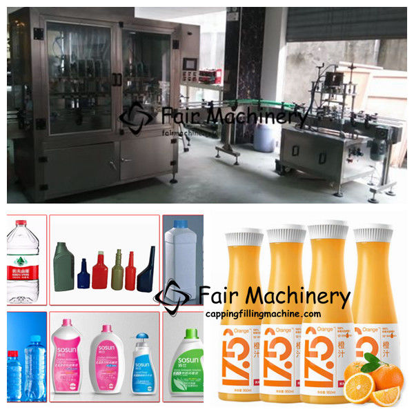 30B/Min Juice Bottle Sealing Machine , 1000ml 550KG Milk Bottle Sealing Machine