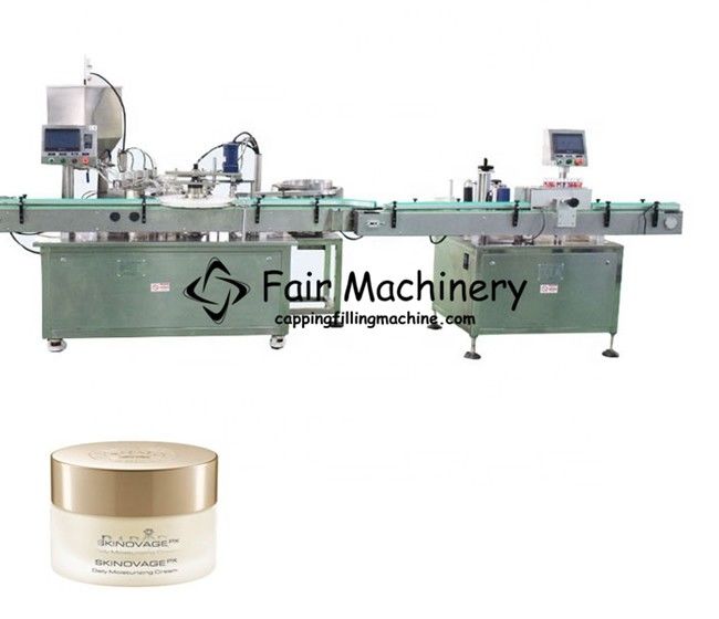 50Hz 20B/Min Screw Capping Machine Cosmetic Cream Filling 60mm Cap