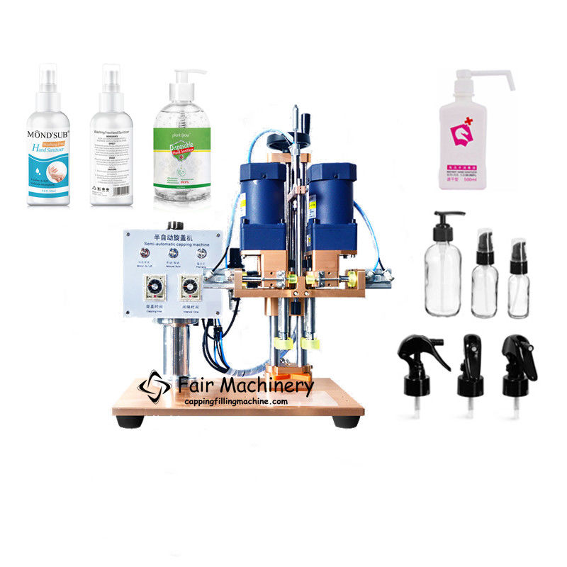 6KG/M3 120W Screw Capping Machine Twist Off Spray Trigger Bottle Capper 30BPM