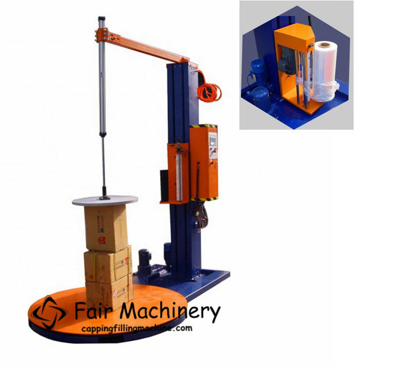 110VAC 50HZ Pallet Packing Machine Pallet Stretch Wrapping 1.5KW
