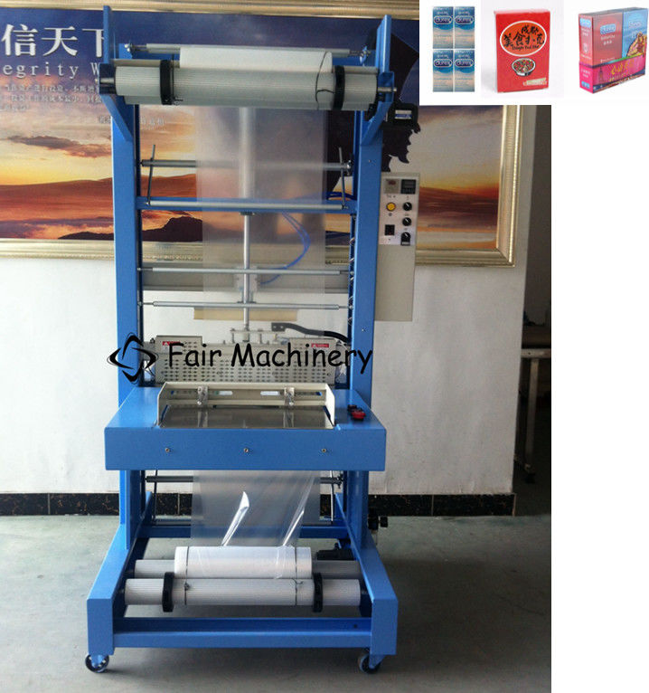 12time/min PLC Sleeve Shrink Packaging Machine , 2.1KW Carton Box Taping Machine