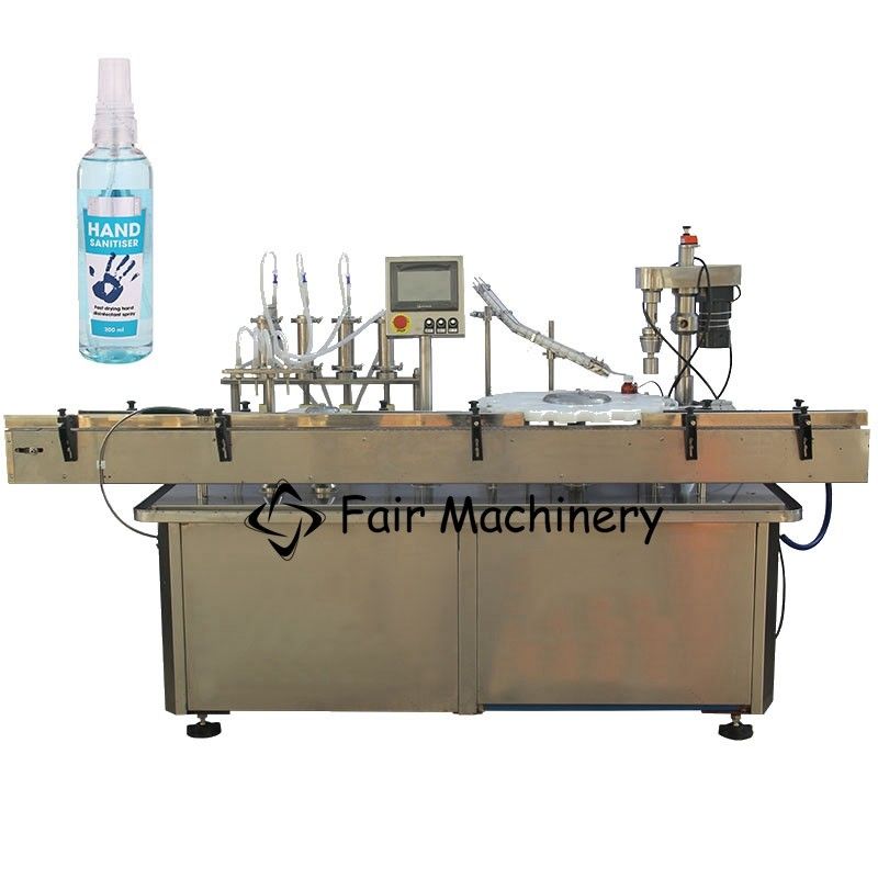 SS304 2000B/H Capping Filling Machine Perfume Spray Nozzle 0.4mpa