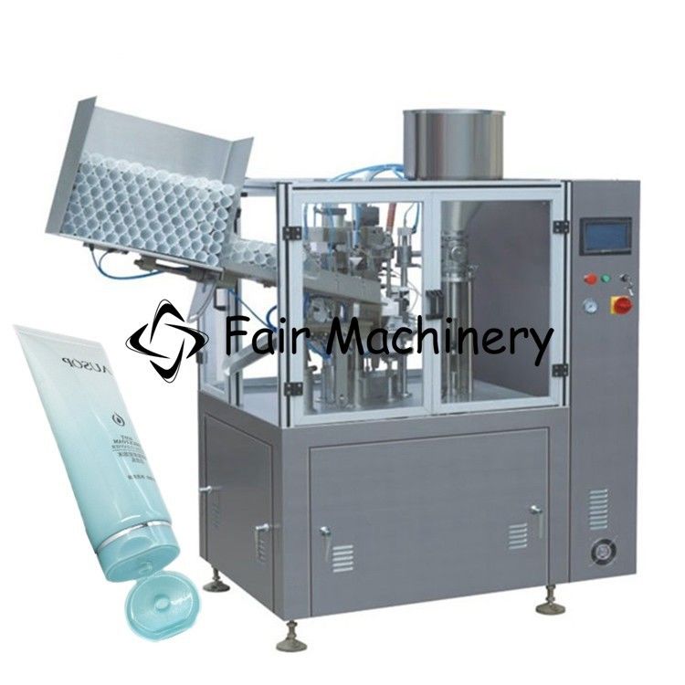 0.2CBM/min 1PH Tube Filling Sealing Machine Soft Plastic Ointment 20pcs/min