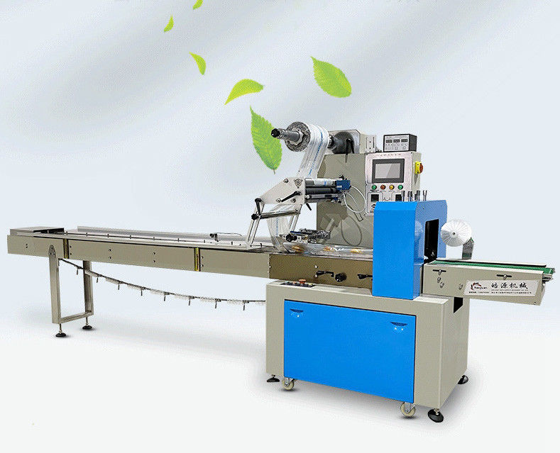 3PH 30BPM Pillow Packing Machine Face Mask Auto Extruding 3.4Kw