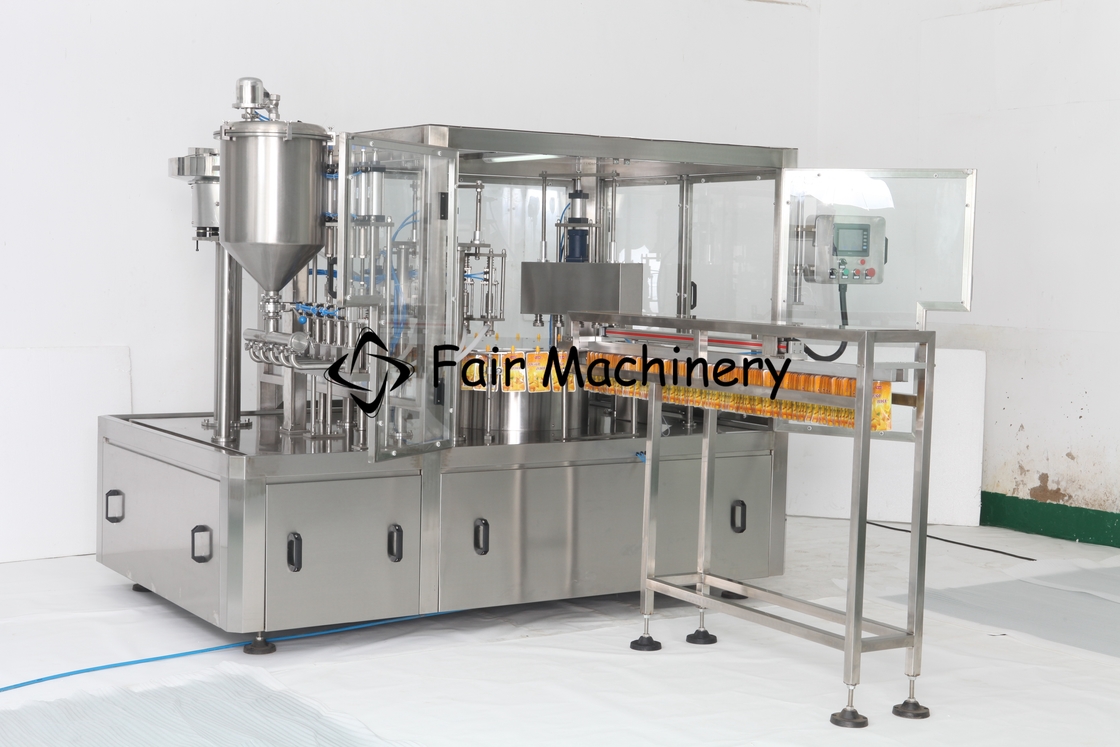 Tomato sauce, black pepper sauce Spout bag, stand-up bag filling and capping machine